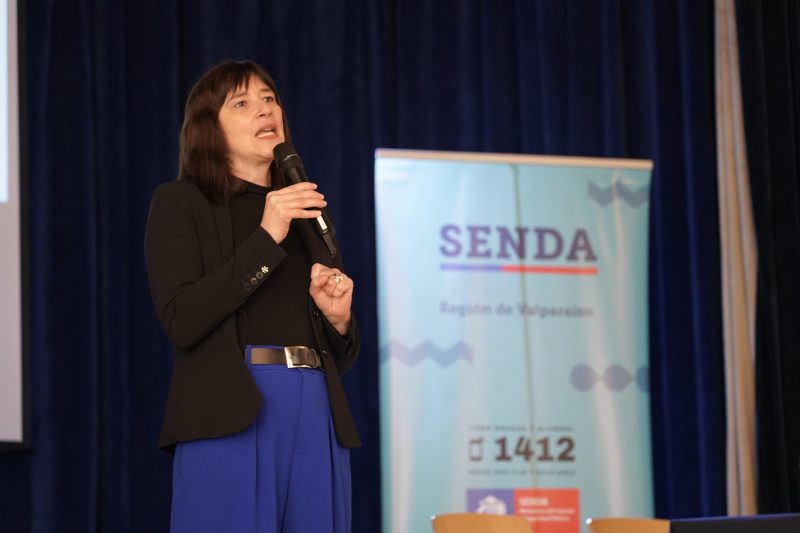 Directora Nacional de SENDA encabezó en Valparaíso la Cuenta Pública de la gestión 2023