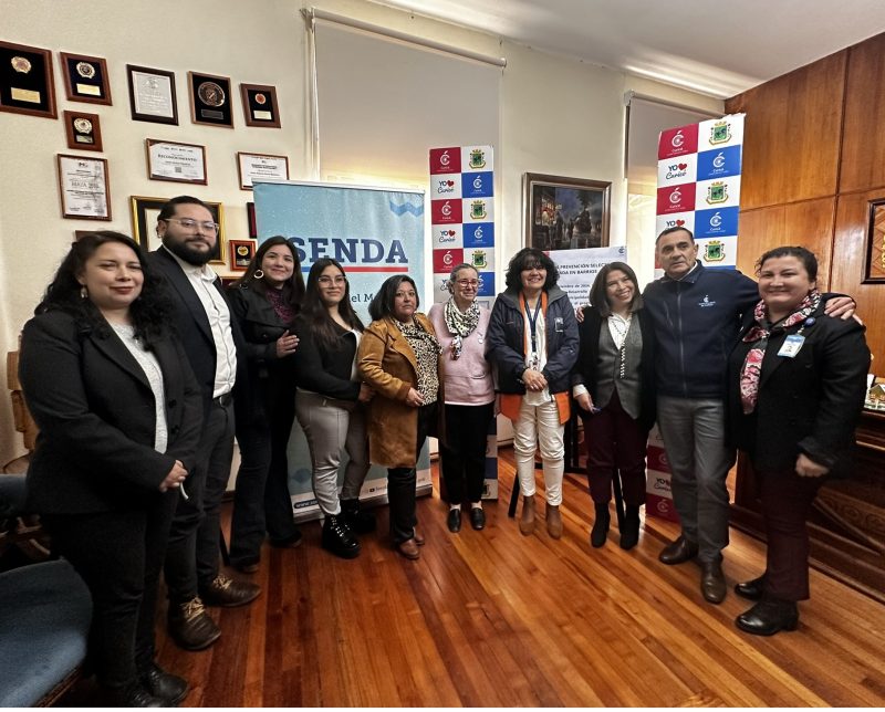 En barrio Santa Fe de Curicó será implementado programa preventivo dirigido a niños, niñas y adolescentes