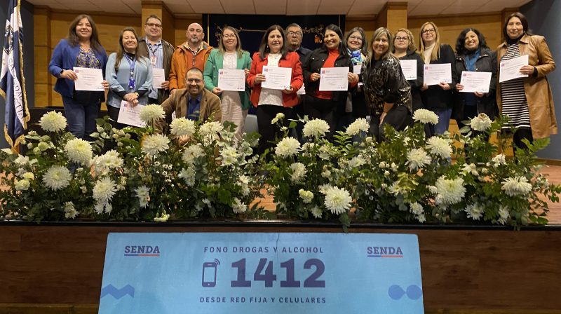 SENDA Biobío desarrolló masiva jornada de capacitación de área de tratamiento