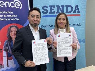 SENDA Araucanía y SENCE firman convenio de colaboración