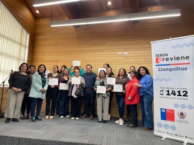 Vecinas de Llanquihue finalizan primera etapa del programa de prevención comunitaria de SENDA