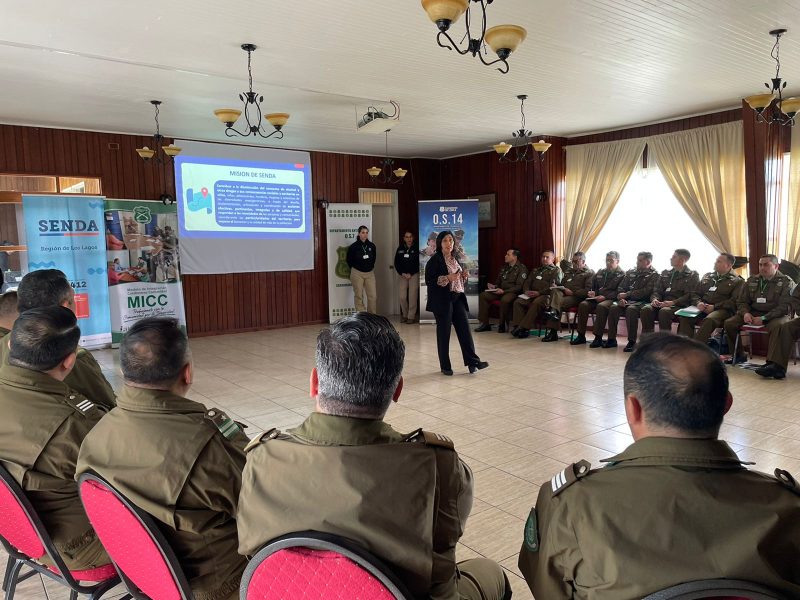 SENDA Los Lagos y Carabineros acuerdan iniciativas conjuntas