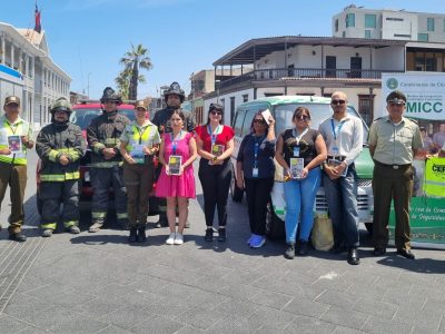 SENDA Previene Iquique refuerza la prevención junto a Carabineros y Bomberos por celebraciones  de Año Nuevo