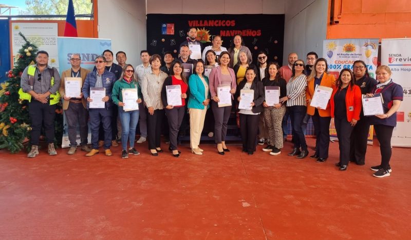 Reconocen a organizaciones públicas y privadas de Alto Hospicio como espacios laborales preventivos