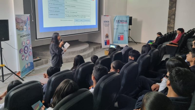 Estudiantes de Camiña participan en jornada de “Salud y Bienestar” que organiza SENDA Previene