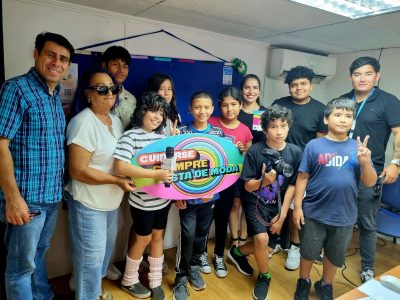 Niños y niñas de Iquique participan en talleres de comunicación y prevención